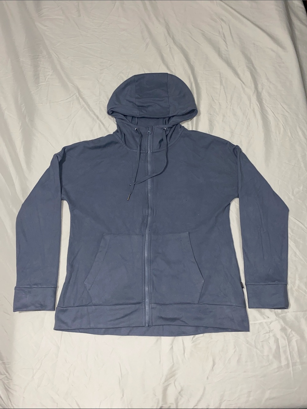 Mondetta Blue Zip-Up Hoodie Sweater